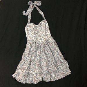 GUESS pin up style halter dress